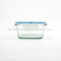 heat resistant glass food storage container set bento lunch box with PP lid